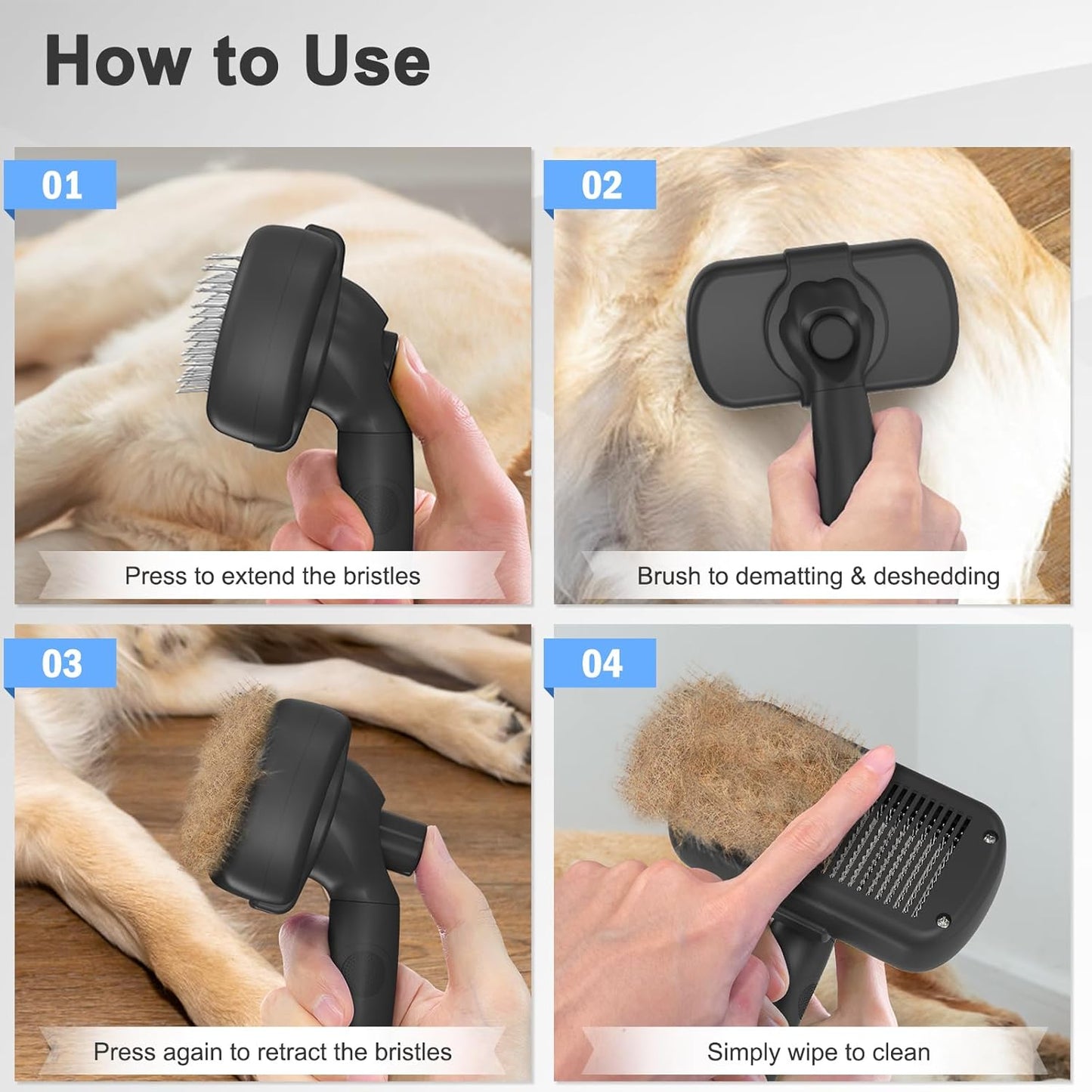 Self-Cleaning Pet Grooming Brush™